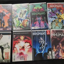 The Uncanny Inhumans 0,6,7,9,11,14,15, Annual 1