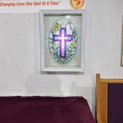 Decorated  Window Pane