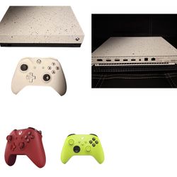 Microsoft Xbox One X 1TB Console - Hyperspace Special Edition Console with 3 Controller