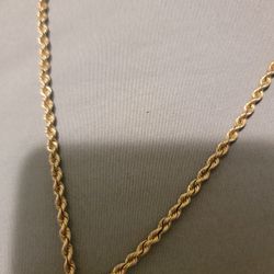 14k Solid Gold Necklace 