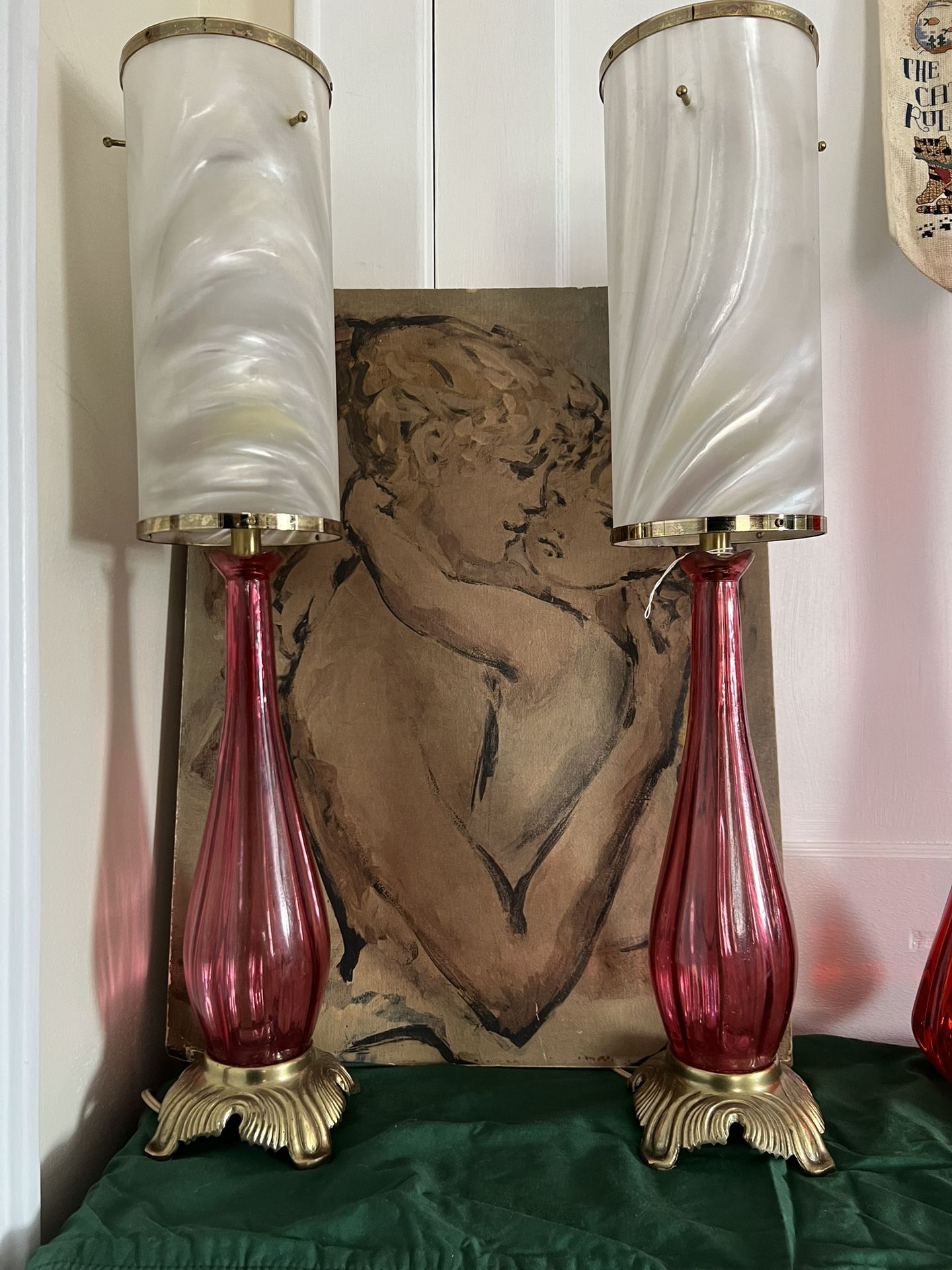 Mid Century Modern Lamps Set