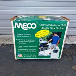 Mecco Charcoal Bbq Grill Asador Para Carbón New 