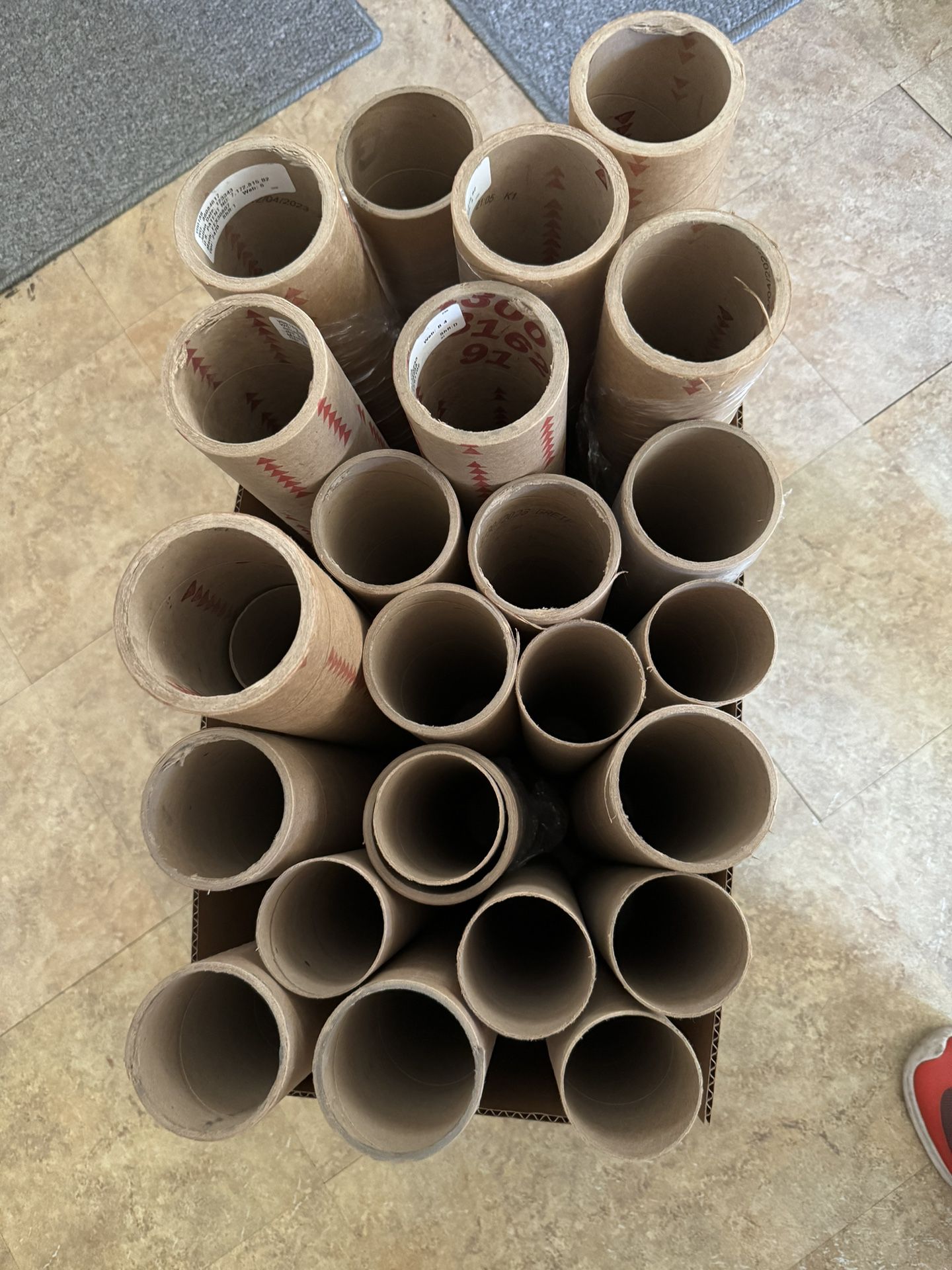 Cardboard Tubes For Crafts, Mailing, Posters Blueprints And More 