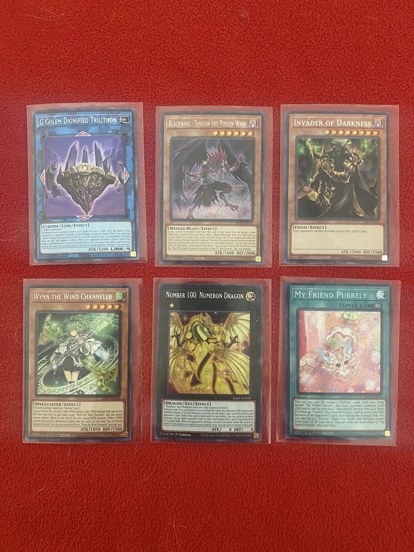 YuGiOh Secret Rare Cards