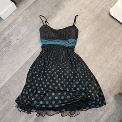 Gothic polka dot dress 