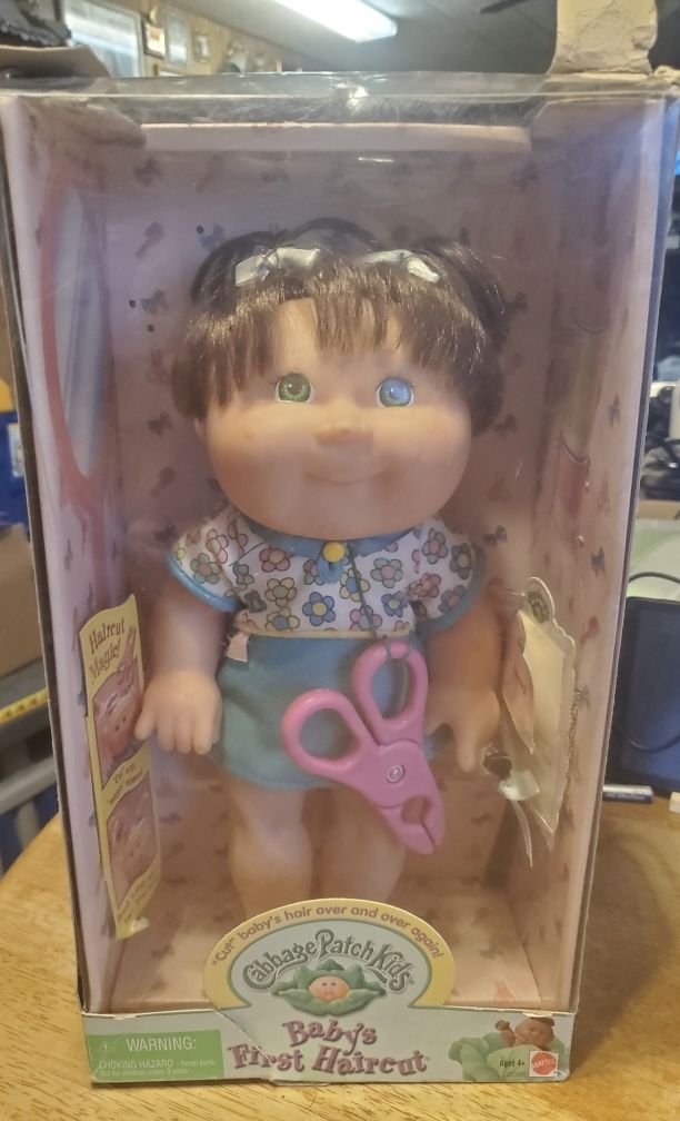 cabbage patch doll baby's first haircut