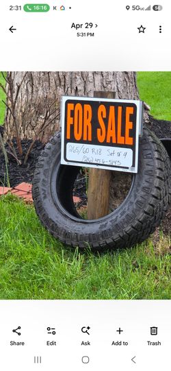 All terrain tires Wrangler