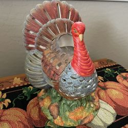 Partylite Gobbler Thanksgiving Turkey Centerpiece