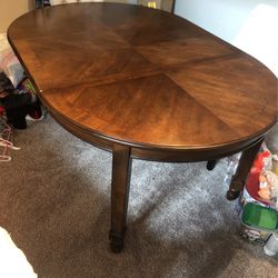 Dining Table With Table Extension