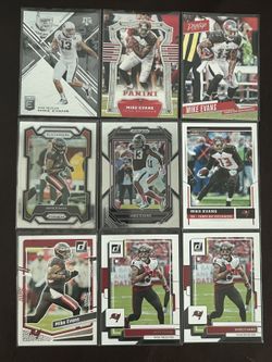 NFL ALL PRO WR MIKE EVANS PANINI COLLECTION DONRUSS/PRIZM/PRESTIGE + 17 NM LOT