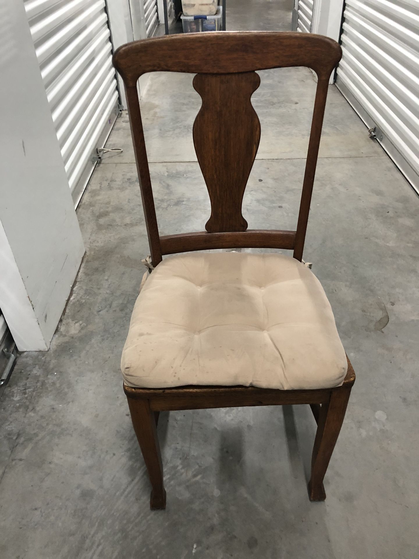 3- Antique Chairs….oak, Caned…good Condition...