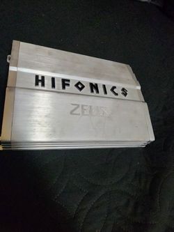 HIFONICS ZEUS 2400W AMP 1 channel
