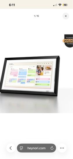 Nori Smart Family Calendar Display