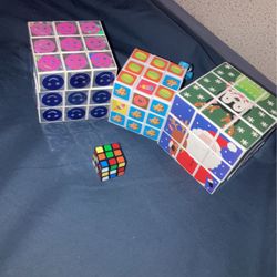 Lot  Of Puzzles Rubix Cube