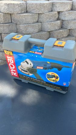 Ryobi 4 1/2” Angle Grinder with Rotating Rear Handle (New)