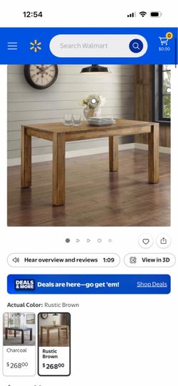 Wooden Dining table brown