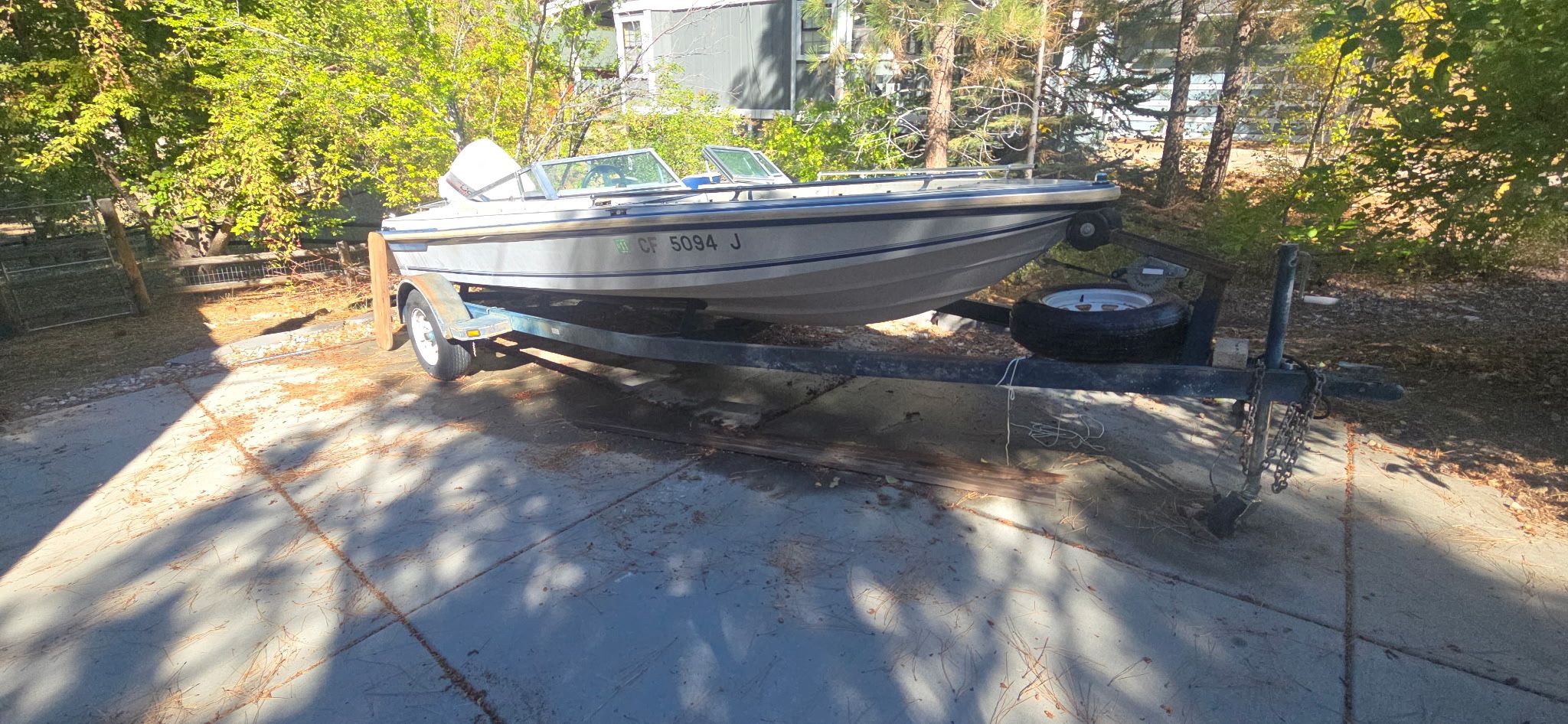 Boat, Motor, Trailer