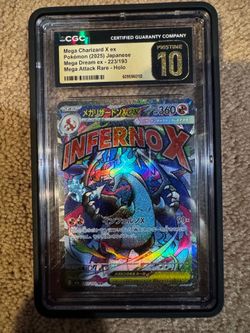$130 for the Mega Dream ex - Mega Charizard X ex #223 - CGC Pristine 10