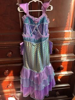 Little Mermaid Dress, Ariel Size 5-6