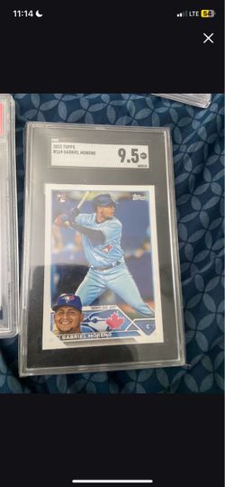 Gabriel Moreno blue jays 9.5 graded rookie card