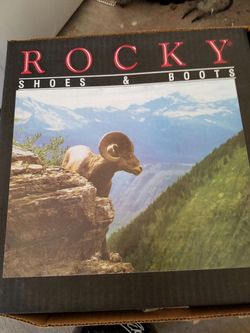 Size twelve boots unused