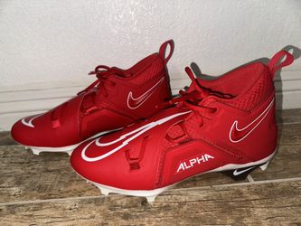 Nike Alpha Menace Pro 3 Mid Football Cleats CT6649-616 University Red Mens Size 10.5 
