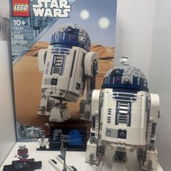 LEGO Star Wars R2-D2 75379 Assembled Big Droid w/ Minifigs - FULLY ASSEMBLED W/ MANUAL & BOX (1050)