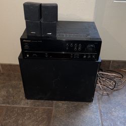 Bose accoustamass 5  + Pioneer Receiver