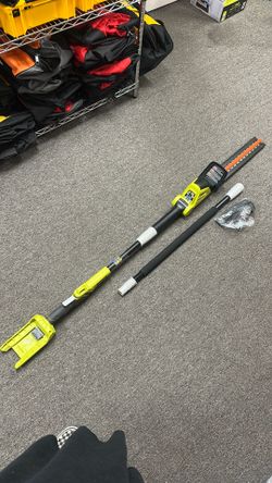 RYOBI 40V 18 in. Cordless Battery Pole Hedge Trimmer (Tool-Only)
