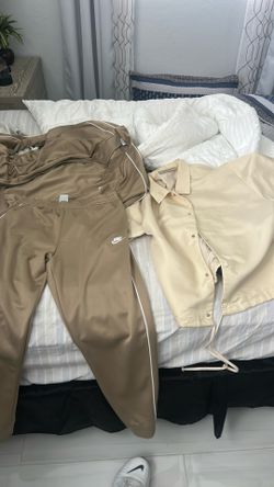 Essentials & Nike Tan Track Suit