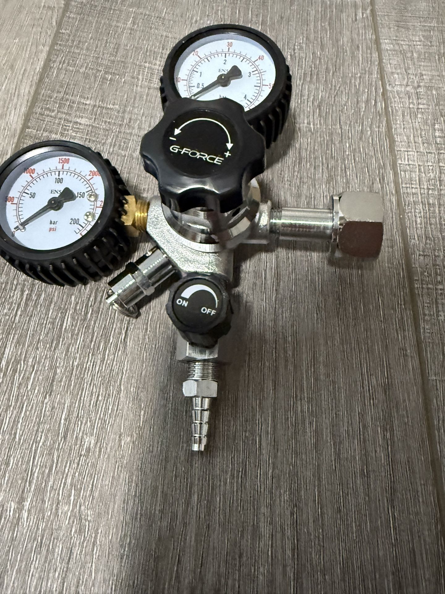 G-Force Primary Dual Gauge CO2 Regulator- New In Box