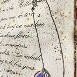  Necklace IRIDESCENT  Vintage Necklace