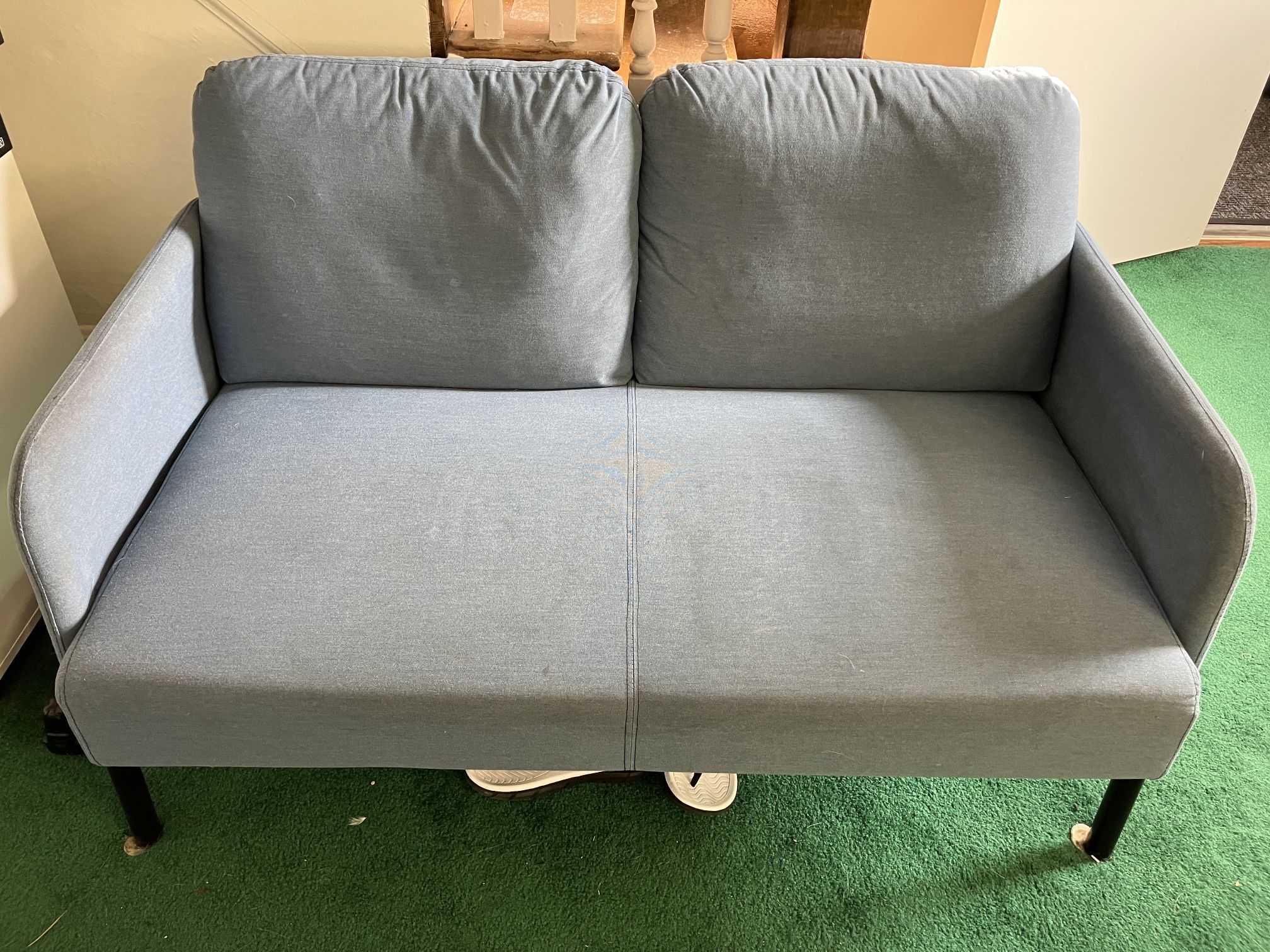 Small Blue Sofa