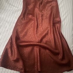 Satin skirt