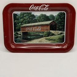 Coca Cola Brand-Jim Harrson Tray-1998 Mini Metal Tray