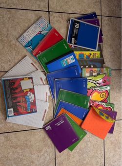 Mixed Lot of Spiral Notebooks