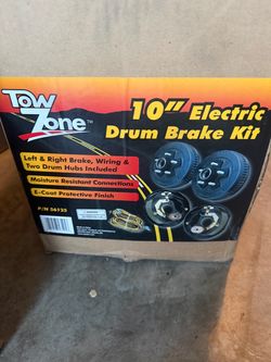Tow Zone 10” electric brake drum kit