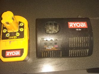 Ryobi battery and charger
