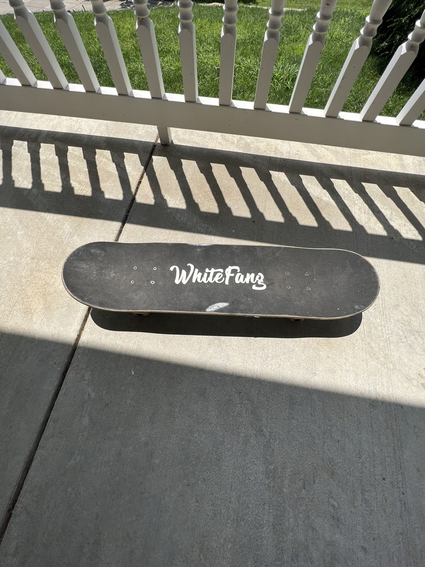 White Dang Skateboard