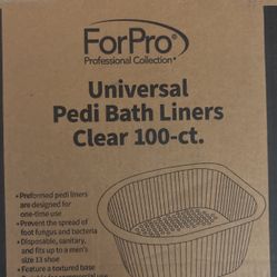 Clear - For Pro - Pedi Bath Liners 100ct