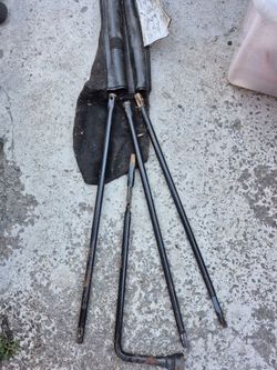 spare tire jack handle and lug wrench tool kit