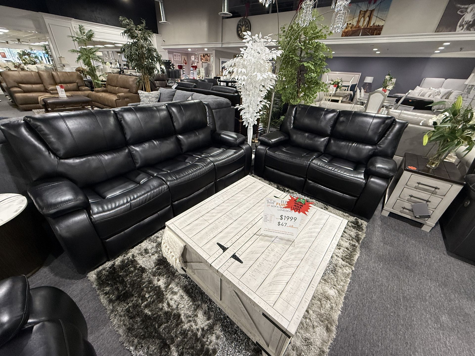 2 Pc Sofa And Loveseat 