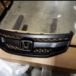 For 2011 2012 Honda Accord  Mayte Black Front Bumper Upper Grille Mesh Grill