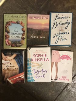 Books for ladies, set of six for $15 or $3 each
