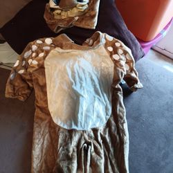 2 Pc Of Deer Costume  For 6mths Girl Or Boy