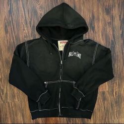 SUPREME X TRUE RELIGION BLACK ZIPUP