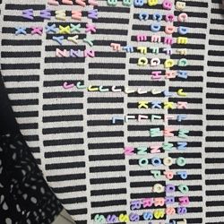 letter neon beads (missing A & I) $5 for all