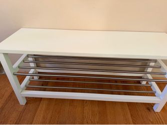 Shoe rack bench