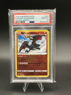 2023 POKEMON SWORD AND SHIELD CROWN ZENITH #020 RADIANT CHARIZARD CROWN ZENITH
