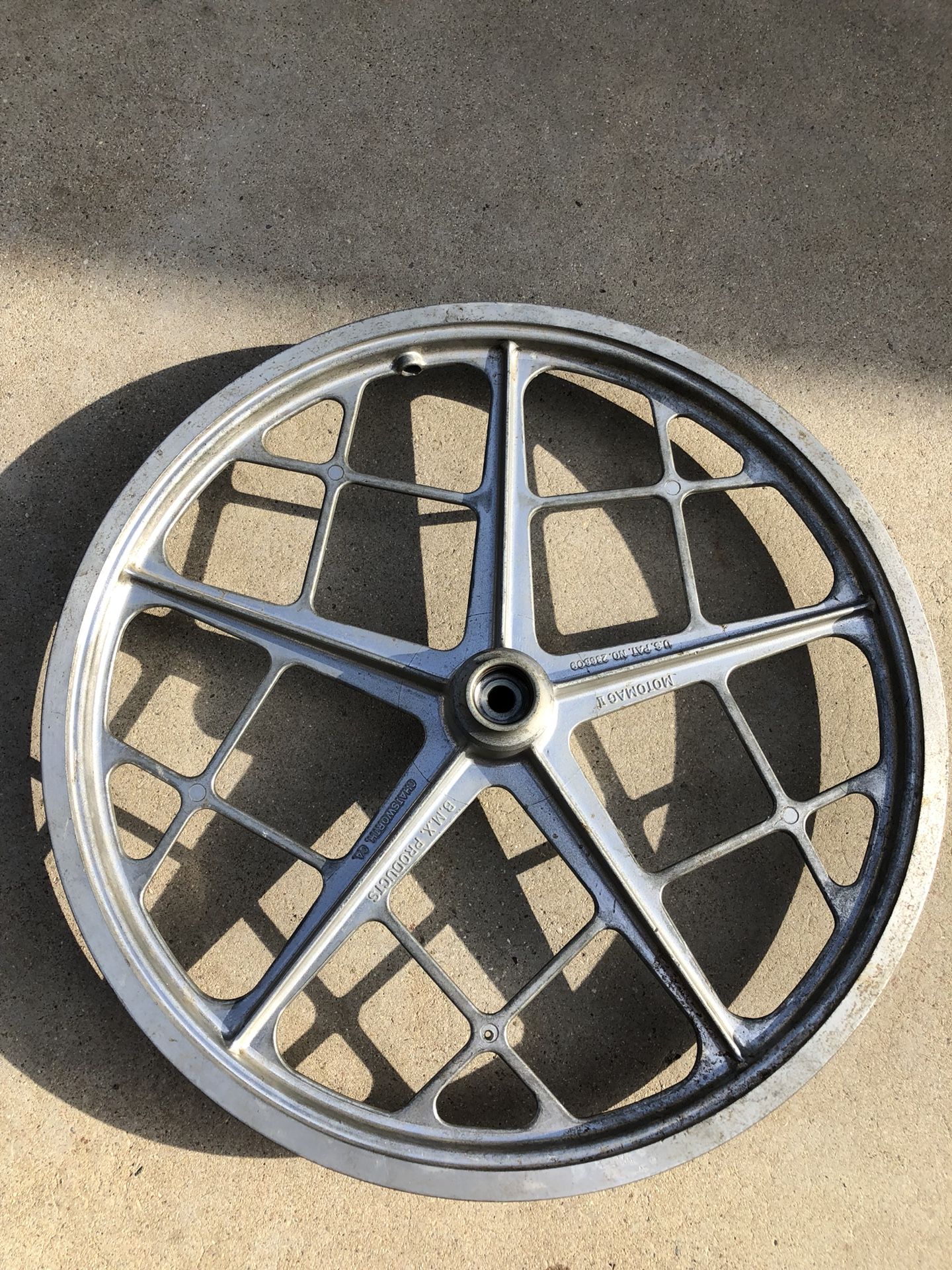 1970s MONGOOSE MOTOMAG II BMX BIKE WHEEL